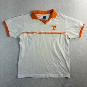 Vintage Adidas Tennessee Volunteers Tennis Polo Shirt Women M White V Neck Golf